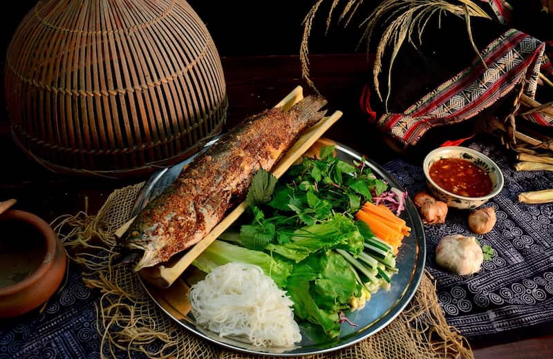 Cá suối nướng Sapa