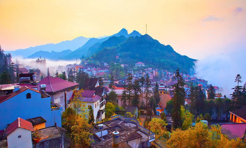 Khách sạn mùa xuân ở Sapa