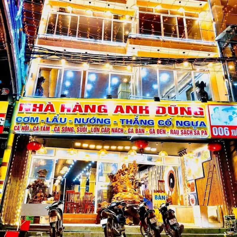 Quán thắng cố ngon nhất Sapa - Nhà hàng Anh Dũng
