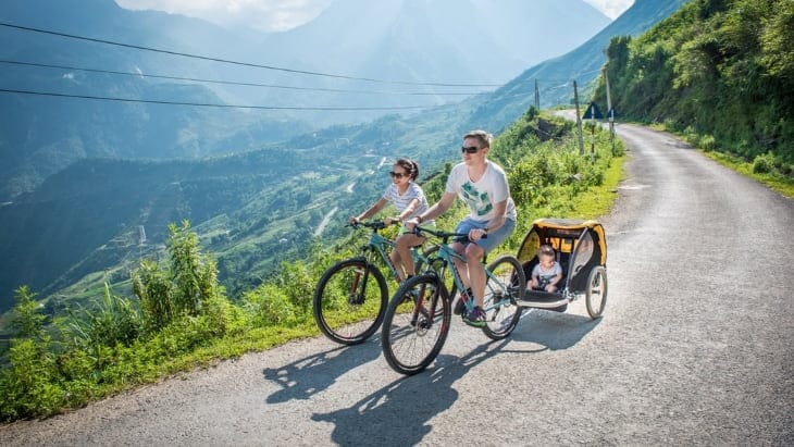 Thuê xe đạp du lịch bản Cát Cát Sapa