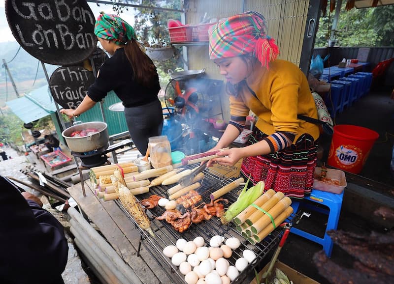 Thưởng thức đặc sản cổng trời Sapa đèo Ô Quy Hồ