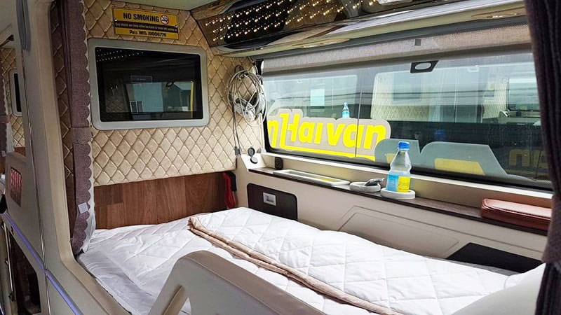 Xe giường nằm Hà Nội Sapa Hà Sơn Hải Vân đầy đủ tiện nghi